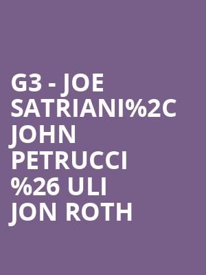 G3 - Joe Satriani%252C John Petrucci %2526 Uli Jon Roth at Eventim Hammersmith Apollo
